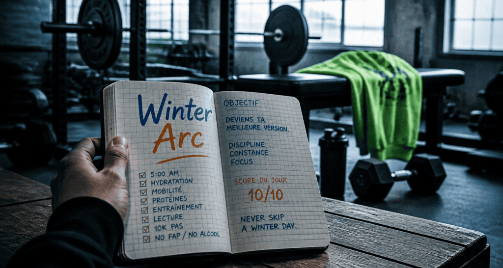 winter arc carnet suivi salle de sport hiver