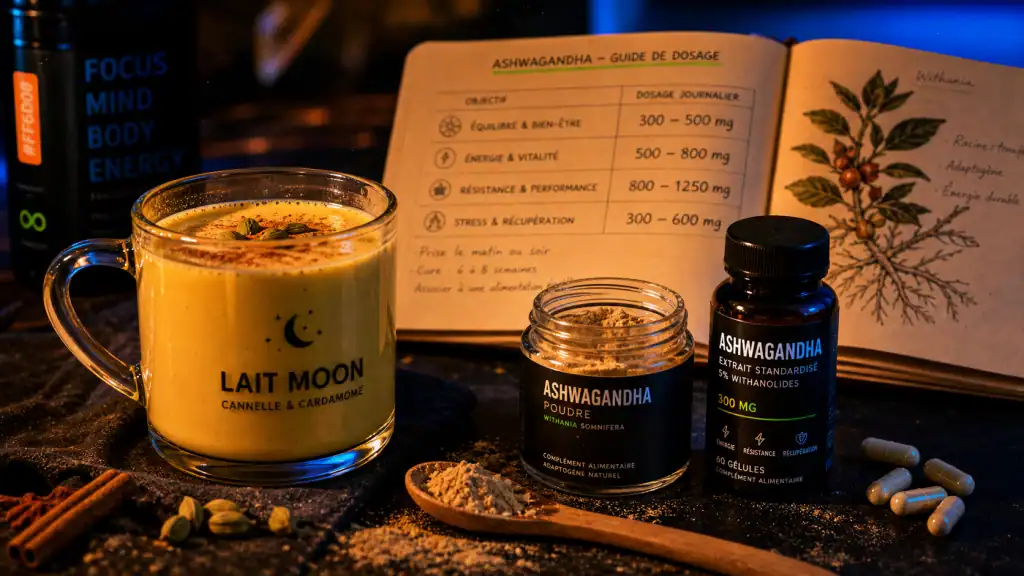 Dosage de l’ashwagandha : quelle quantité quotidienne pour vos objectifs ?