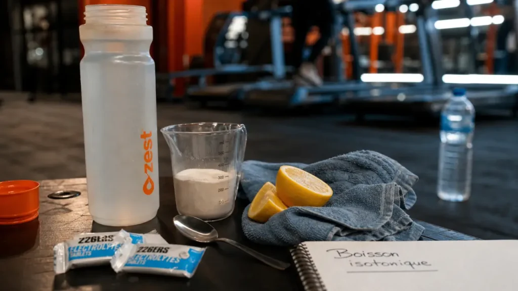 Boisson pour le sport : choisir entre isotonique, électrolytes ou maison selon l’effort