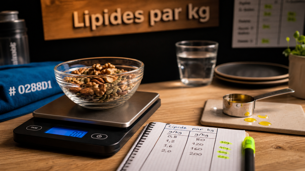 Combien de lipides par kg de poids corporel ? Les repères pour la sèche, le maintien et la prise de masse