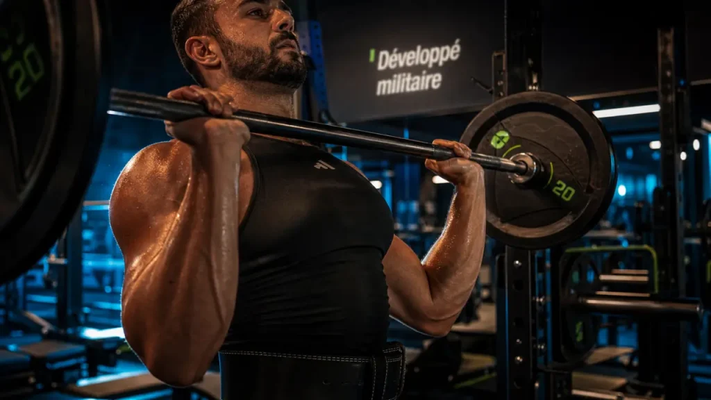 Développé militaire : les muscles sollicités, la technique et les variantes utiles