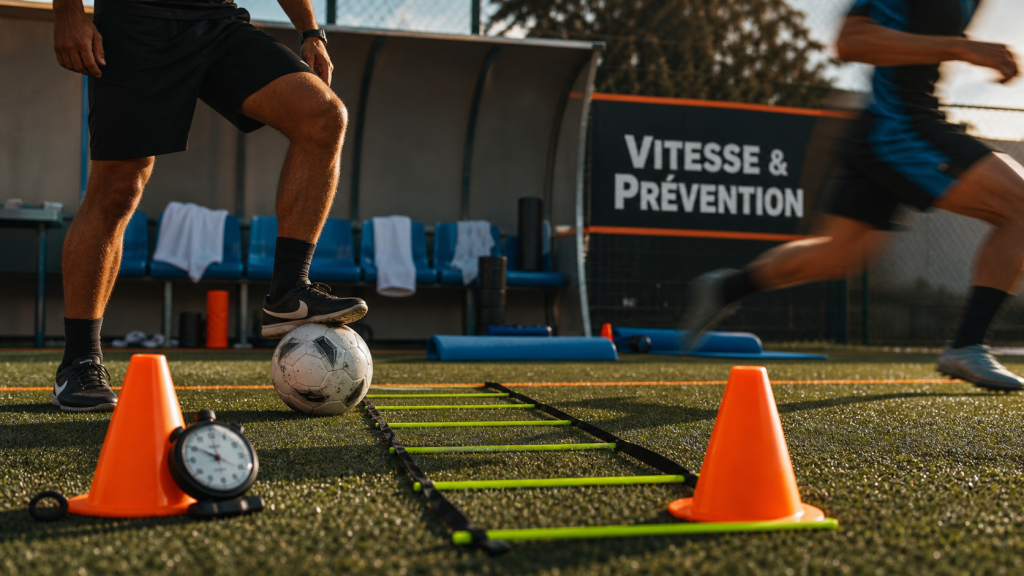 Préparation physique au football : 10 à 12 km par match, 150 à 250 sprints et 70 % de blessures évitables