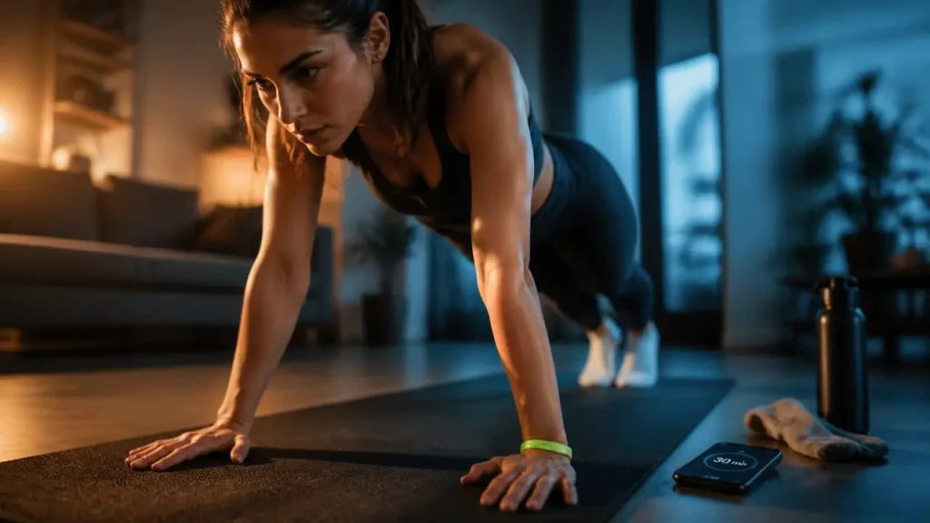 30 jours pour construire un programme fitness femme réaliste à la maison