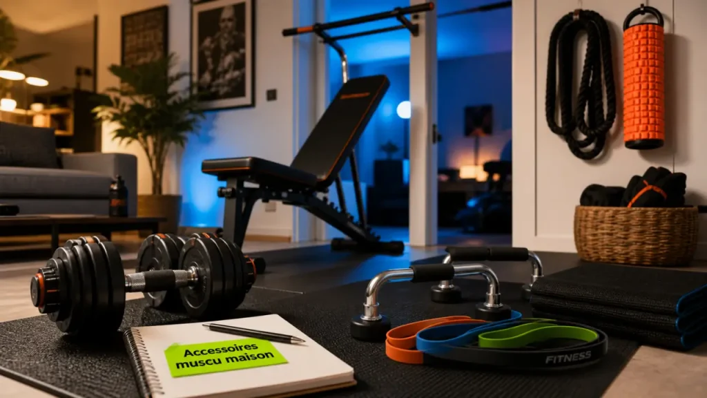 Accessoires muscu maison : force, confort, sécurité, que choisir pour s’équiper chez soi ?