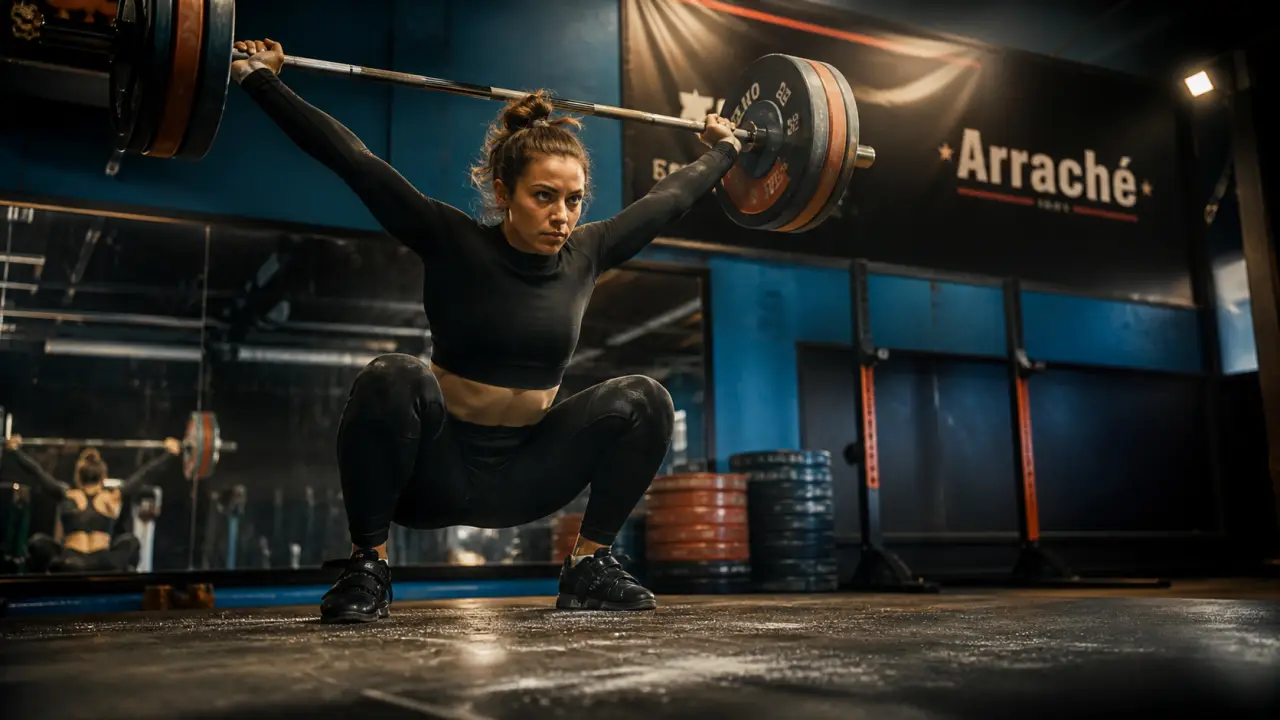 En quoi consiste l halterophilie : arraché et épaulé-jeté, barre olympique au-dessus de la tête