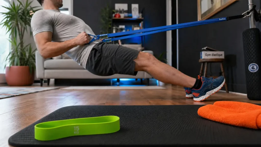 Gym avec un élastique : 6 exercices pour tout le corps, 3 résistances et les erreurs à éviter