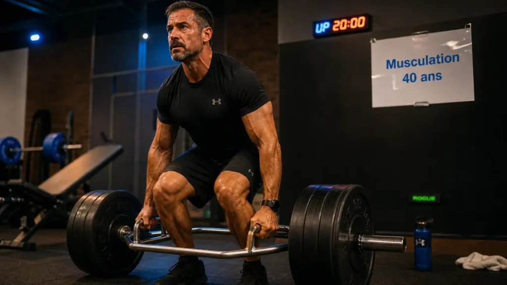 Musculation après 40 ans : progresser sans sacrifier la récupération