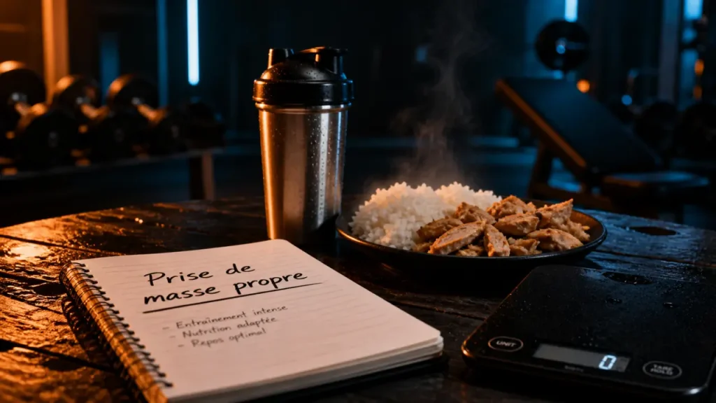 Prise de masse propre : 8 à 12 % de surplus pour gagner du muscle sans prendre trop de gras