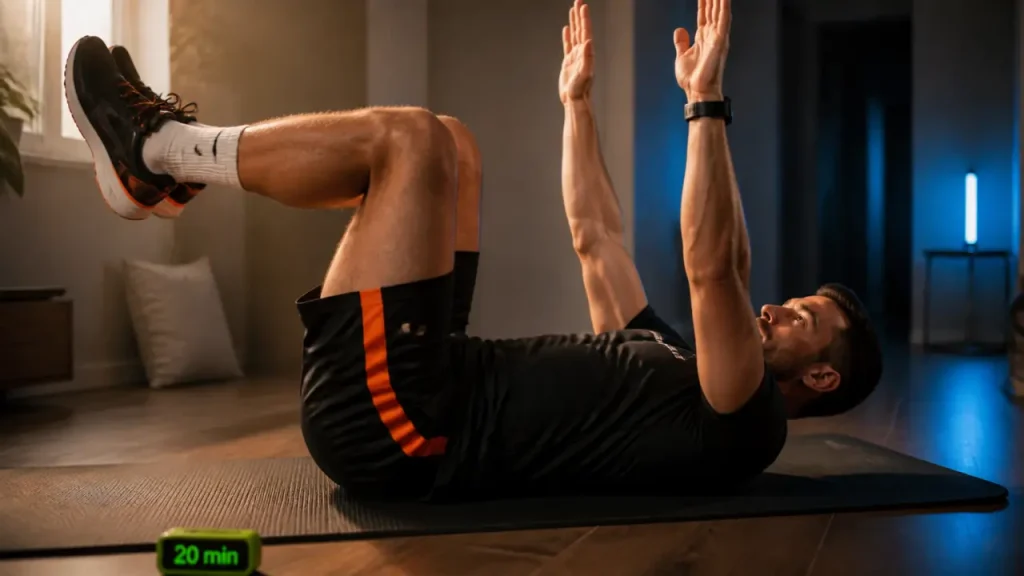 Abdos à la maison : 6 exercices, 20 minutes et zéro matériel