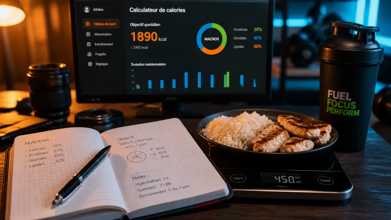 Régime de prise de masse : +200 à +500 kcal pour limiter le gras