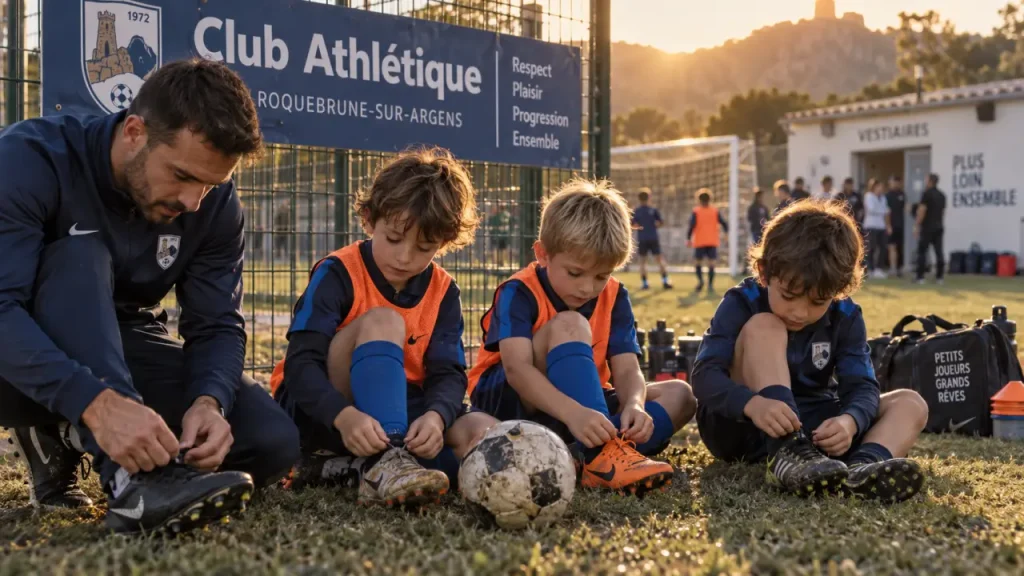 Club de football de Roquebrune-sur-Argens : un siècle de passion et de formation sportive