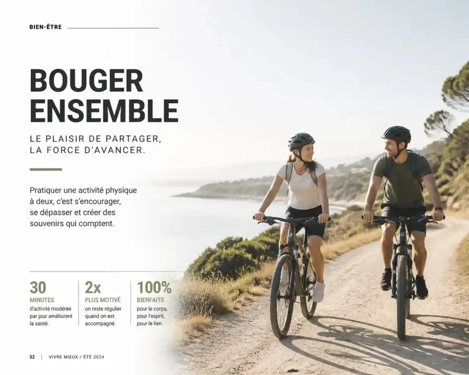 Couple pratiquant un sport à faire en couple en extérieur