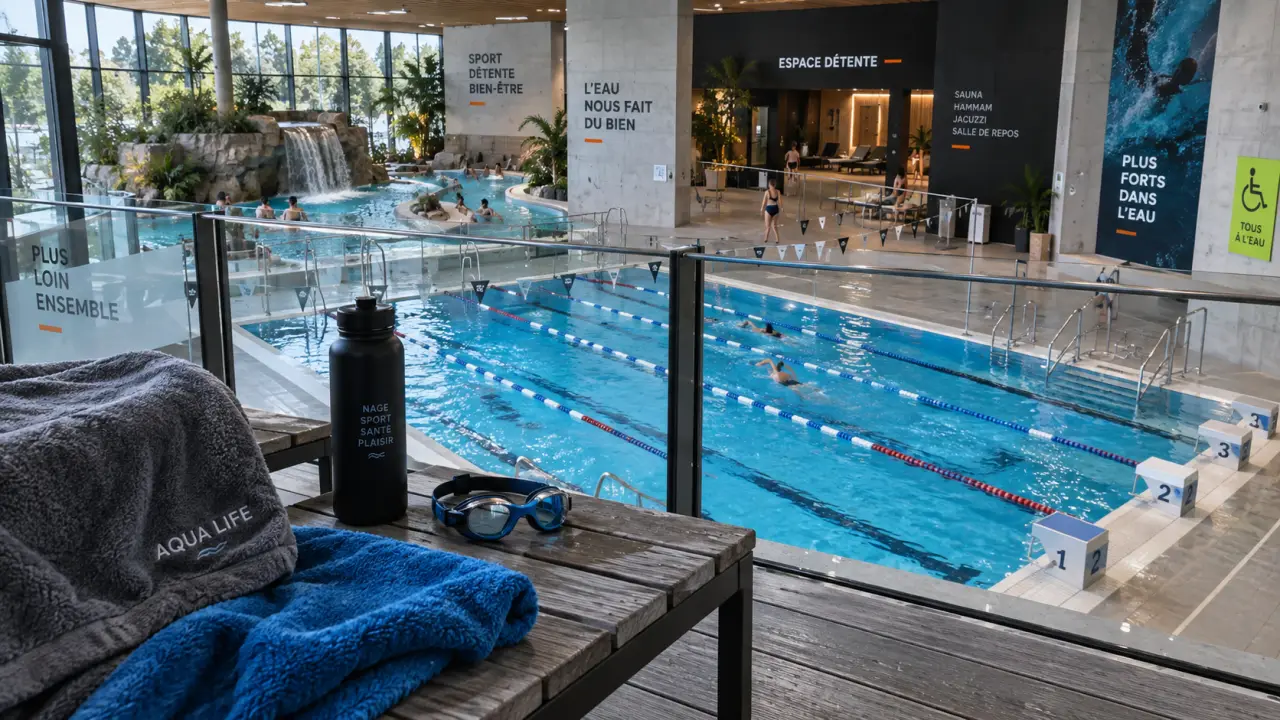 Photos de Cap Provence aquatique & bien être à Cassis : bassin sportif et solarium
