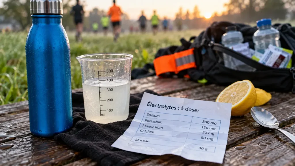 Boisson d’hydratation : l’eau suffit souvent, les électrolytes ont leur moment