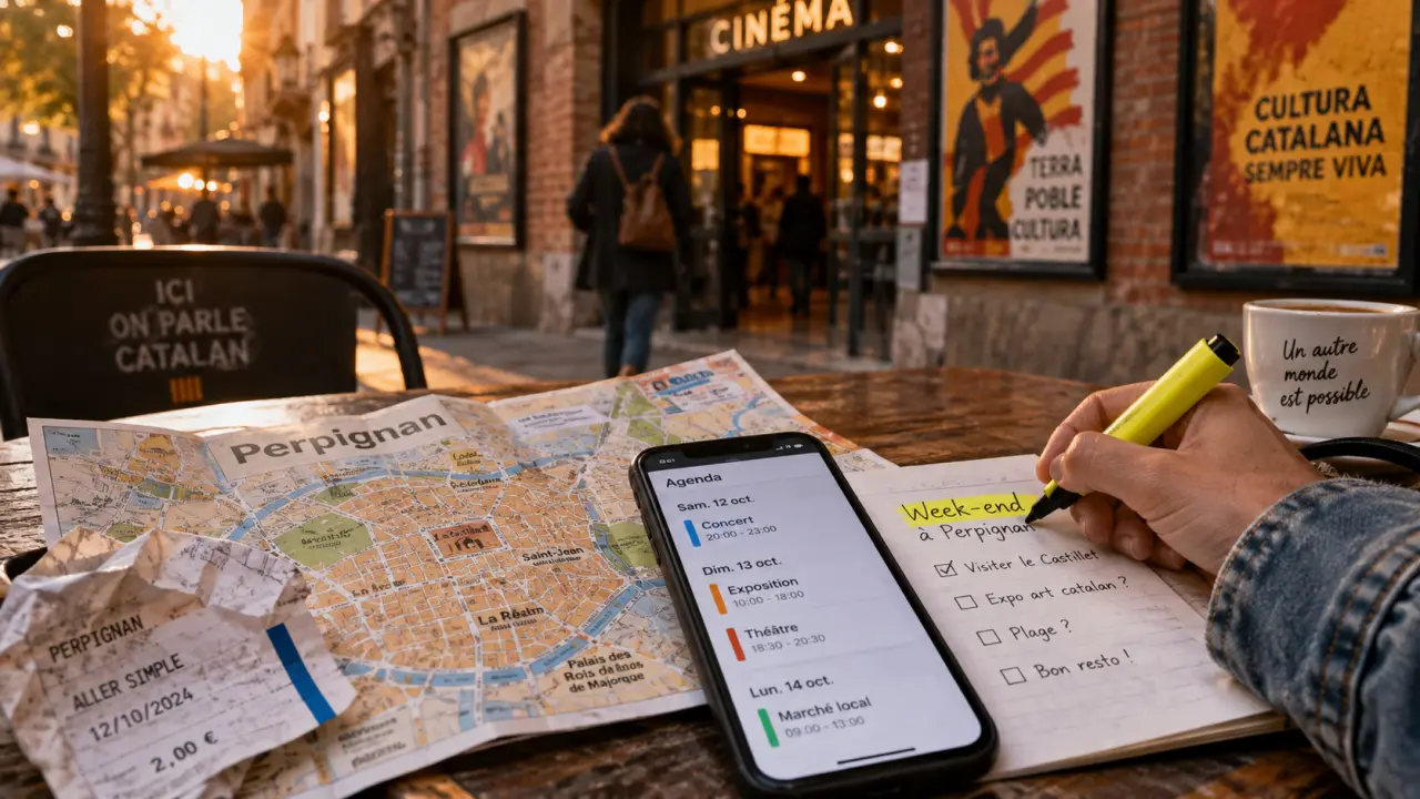 Événements perpignan : agenda sur smartphone et billet pour un week-end