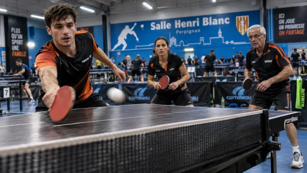 Perpignan Roussillon Tennis de Table : un club ouvert du loisir à la Nationale 3